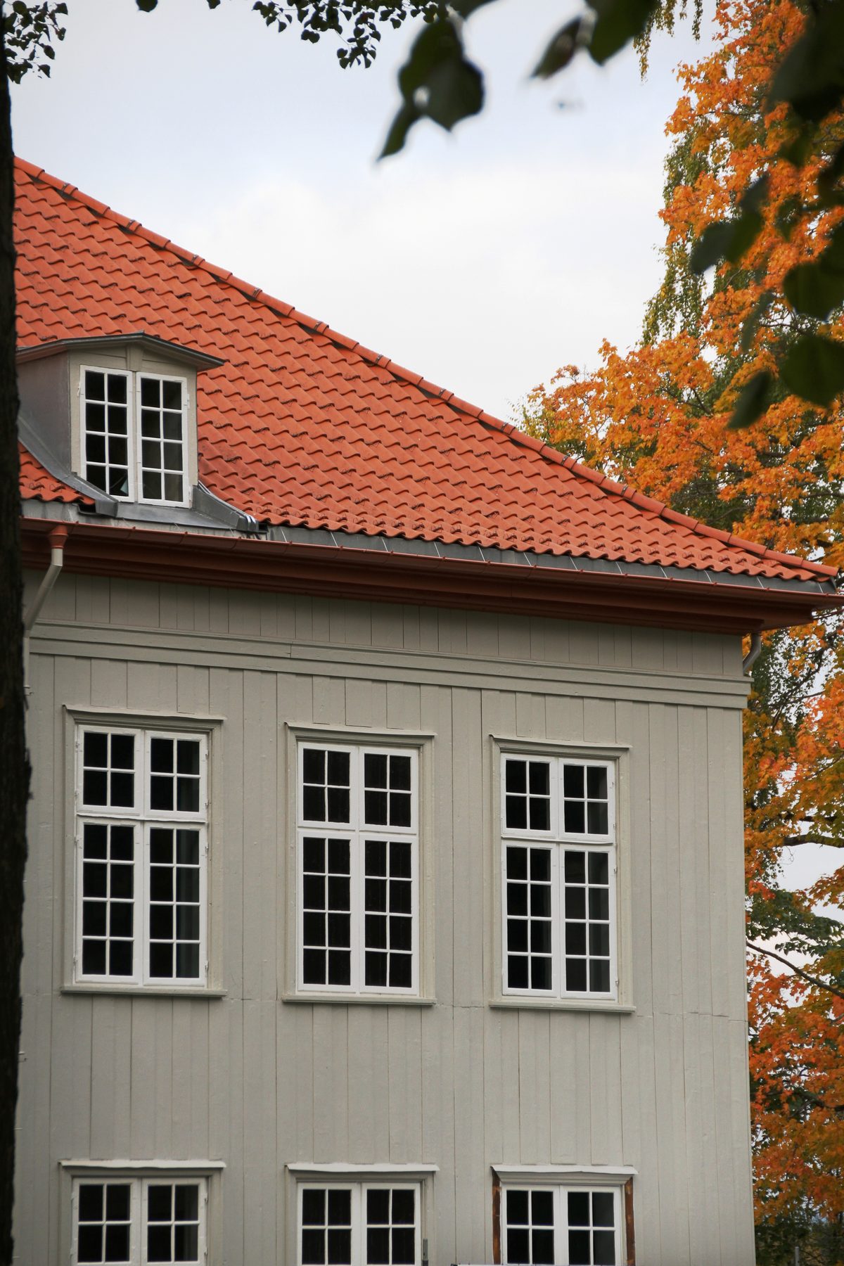 Eidsvollsbygningen der Grunnloven ble til